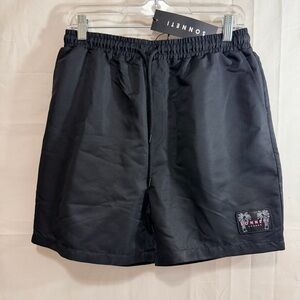 Sonneti Men’s Jolla Swim Shorts in Black Size Small